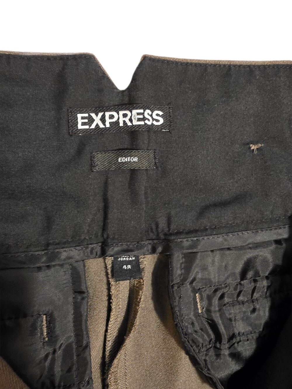 Express Brown Boot Cut Dress Pants - Picture 2 of 3